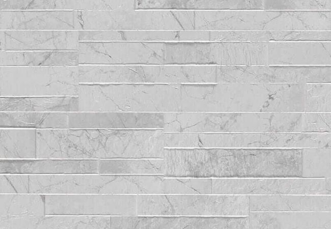 MSI Dekora Porcelain Ledgerstone Carrara White