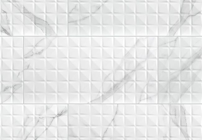 MSI Dymo Chex Statuary Ceramic Tile White