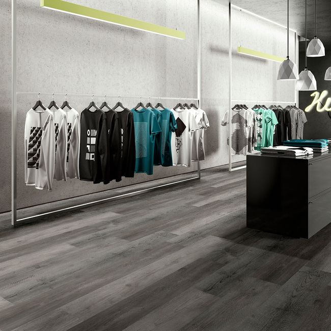 MSI Wilmont Woodrift Gray Luxury Vinyl Plank view 2