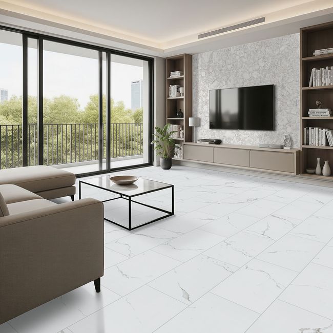 MSI Glenridge Calacatta Serra Luxury Vinyl Tile view 2