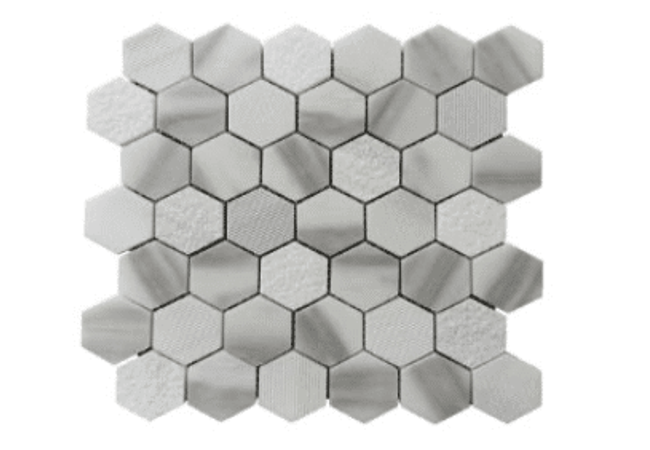 Mango Tile Equator 2 Hexagon MG625, Mango Tile and Mosaics