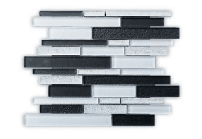 Mango Tile Glacier White Strips MG834, Mango Tile and Mosaics