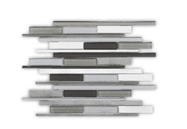 Mango Tile Houston Silver Strips Lds 01, Mango Tile and Mosaics