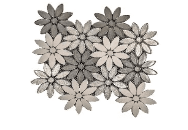 Mango Tile Lily Silver MG686