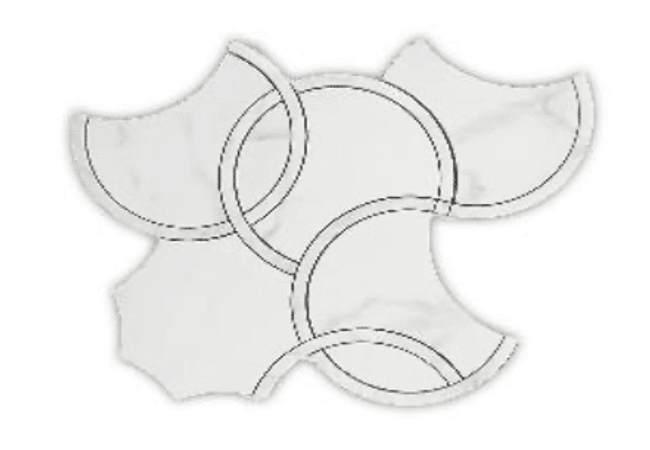 Mango Tile Olympic Ring MG984, Mango Tile and Mosaics