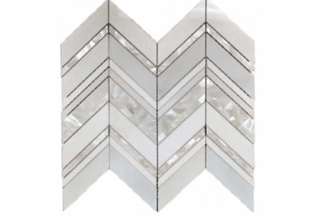 Mango Tile White Mother of Pearl MG665