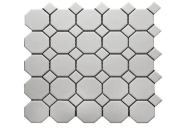 Mango Tile White Octagon Ce1ka2a