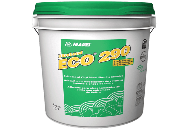 Mapei Ultrabond Eco 290 Professional Felt Backed Vinyl Sheet Flooring Adhesive 15L