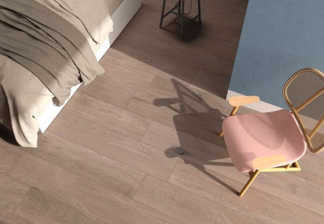 Midgley West Crossroad Wood Tan Tile 8"x48" - Glossy view 2