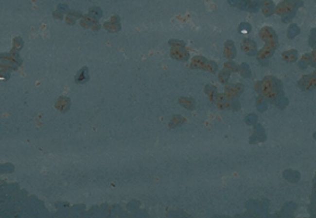 Midgley West Grunge Blue Tile 3"x12" - Shiny