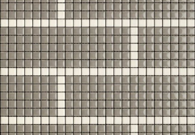 Midgley West Highline Ghiaccio / Taupe Mosaic Tile 0.5"x0.5" - Diva