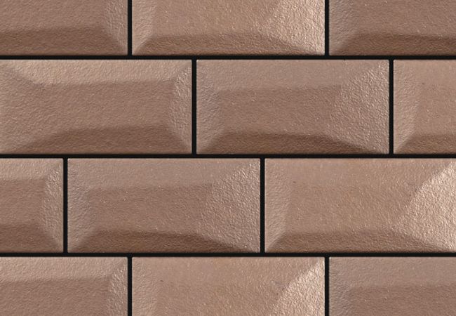 Midgley West Libra Bronze Mosaic Tile 2"x4" (Tile 12"x15") - Glossy