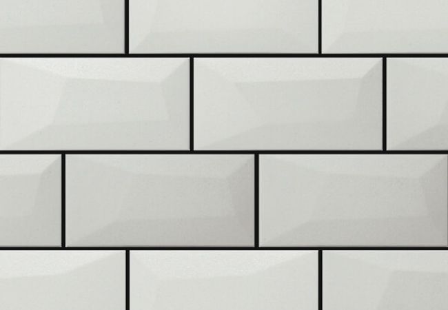 Midgley West Libra Milk Mosaic Tile 2"x4" (Tile 12"x15") - Matte