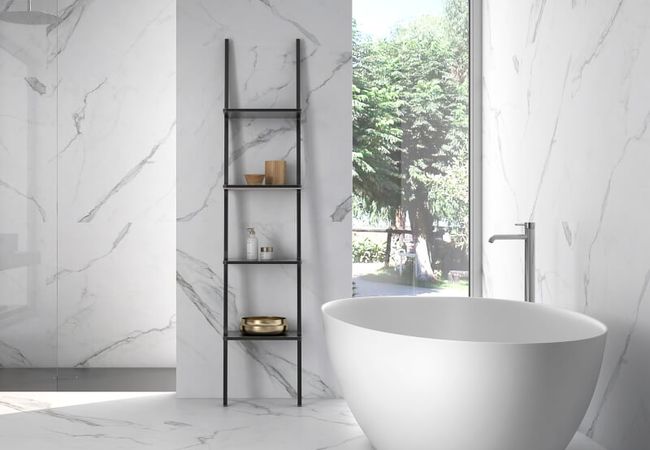 Midgley West Bianco Venatino Bianco Venatino Tile 24"x48" - Matte view 2