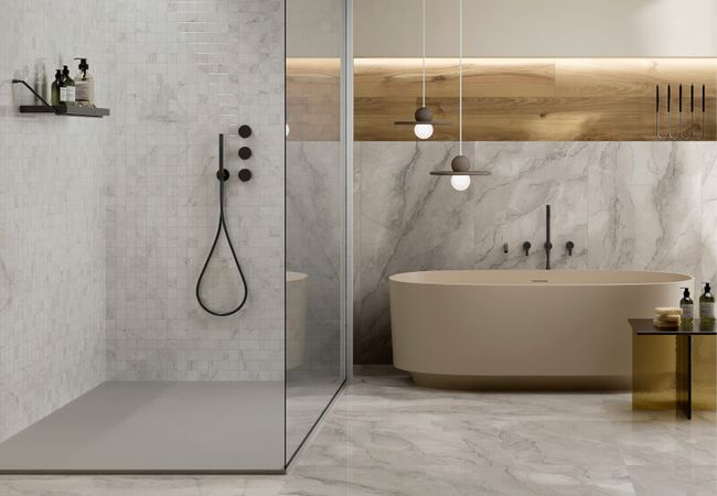 Midgley West Bolgheri Stone Natural Tile 48"x110" - Lappato view 2