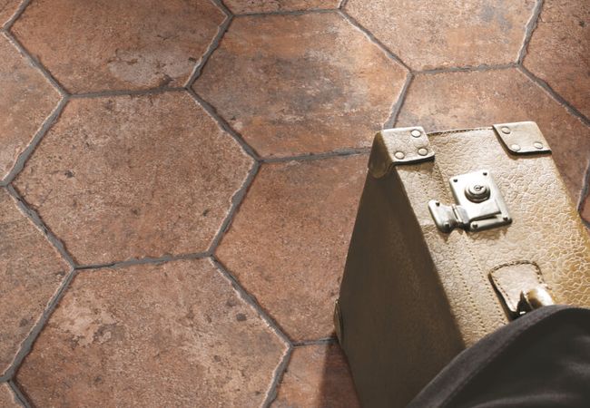 Midgley West Chicago Wrigley Tile 9"x11" Esagona - Natural view 2