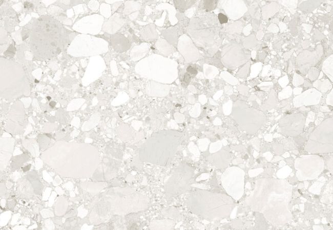 Midgley West Cobbles White Tile 24"x24" - Matte