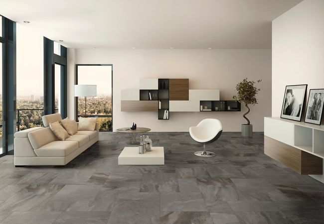 Midgley West Denverstone Silver Mix Mosaic Tile 2"x2" - Natural view 2