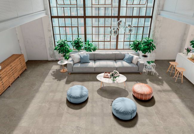 Midgley West Ermetica Crema Mosaic Tile 2"x2" - Natural view 2