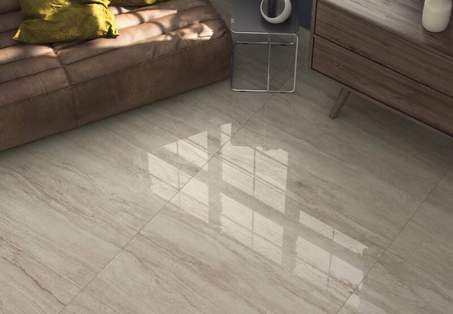 Midgley West Horizon Beige Mosaic Tile 12"x12" Rombo - Lux+ view 2