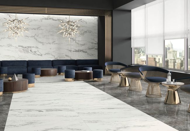 Midgley West Imperial Michelangelo Bianco Apuano Tile 12"x15" Esagona - Polished view 2