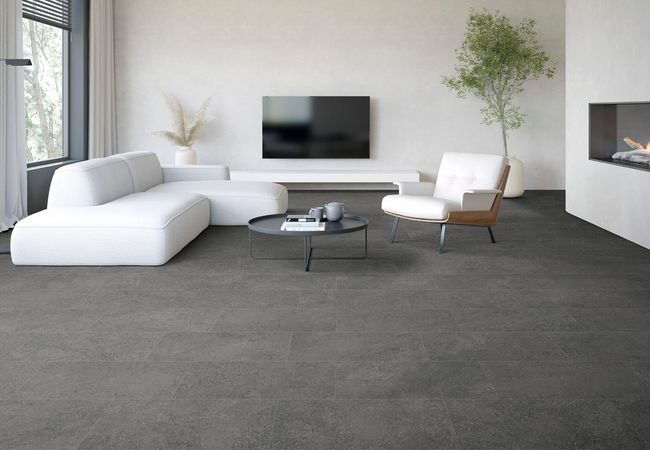 Midgley West Lims Antracite Tile 24"x48" - Natural view 2