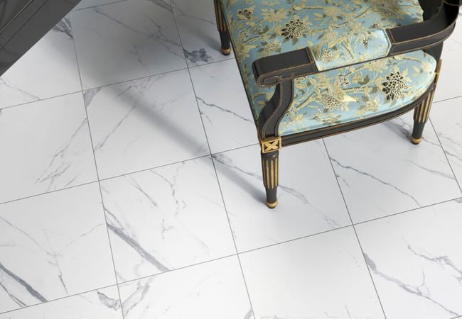 Midgley West Marbellous Statuario Tile 24"x24" - Natural view 2