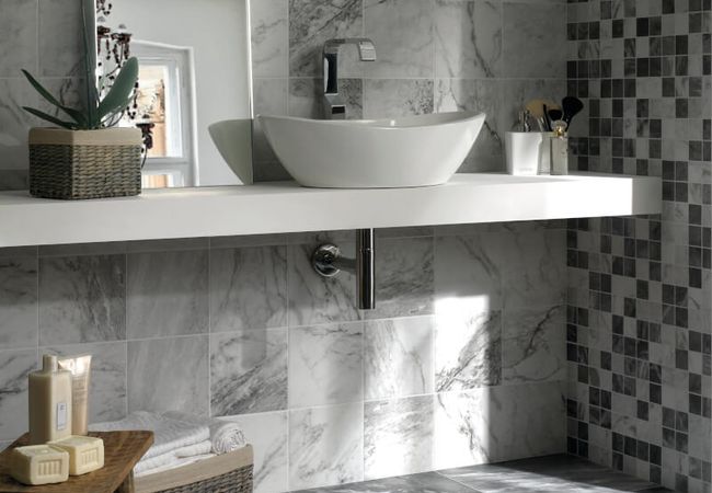 Midgley West Marmi Apuani Dark Tile 4"x8" - Natural view 2