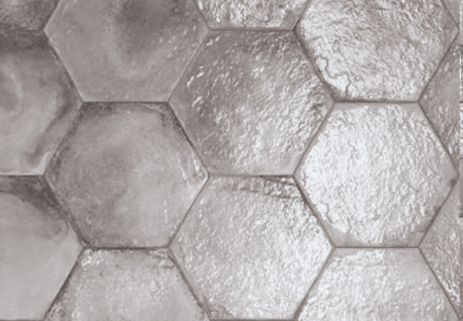 Midgley West Murano Perla Esagona Laguna Mix Tile 9.5"x11" Hex - Glossy