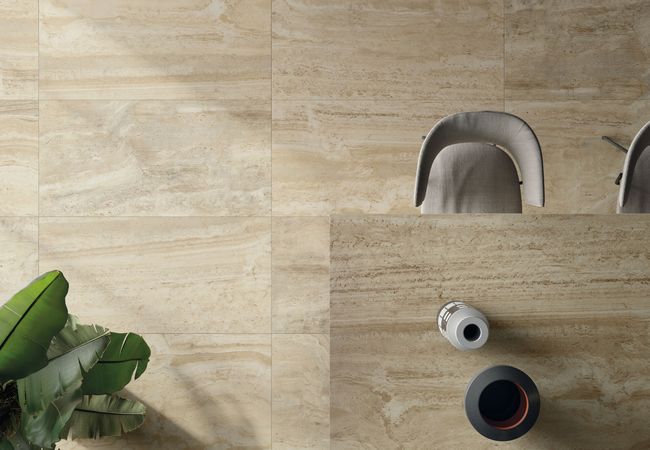 Midgley West Navona Honey Vein Tile 24"x24" - Natural view 2