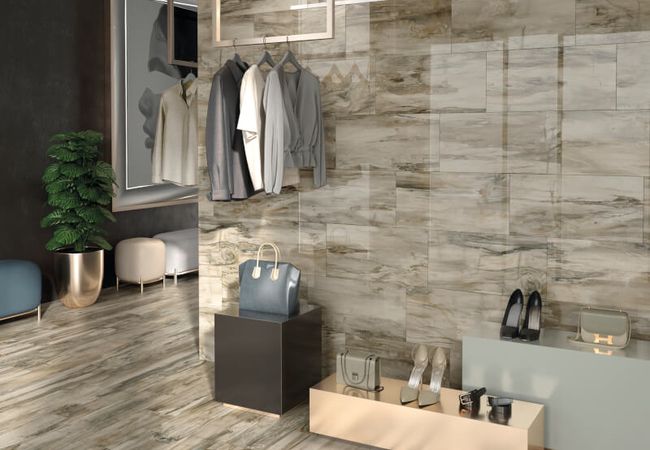 Midgley West Petrified Wood Natural Tile 12"x24" - Polished view 2