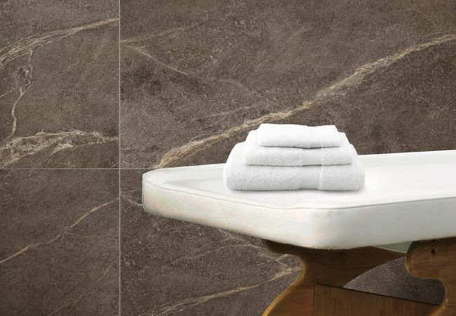 Midgley West Soap Stone Soap Coffee Tile 12"x24" - Natural view 2