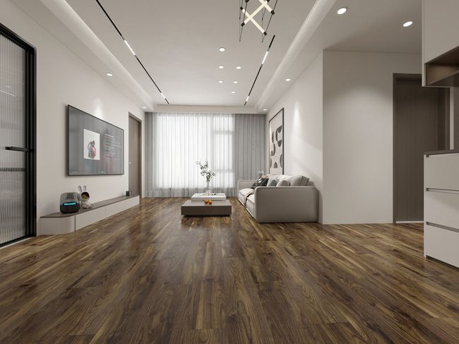 NAF Waterproof Pro Urban Walnut Laminate Flooring view 2
