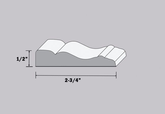 NAF - Floors@Work MDF Primed Colonial Casing 2 3/4"