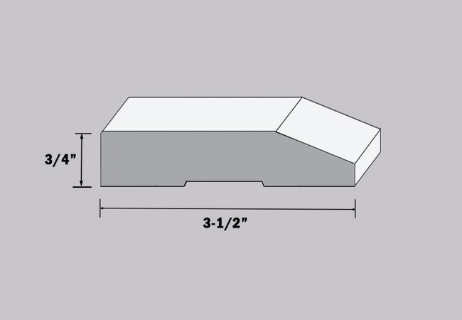 NAF - Floors@Work MDF Primed Modern Edge Casing 3 1/2