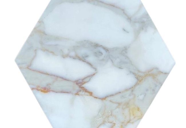 Neshada Tile Calacatta 8" Hexagon Honed DGMTM2116 H