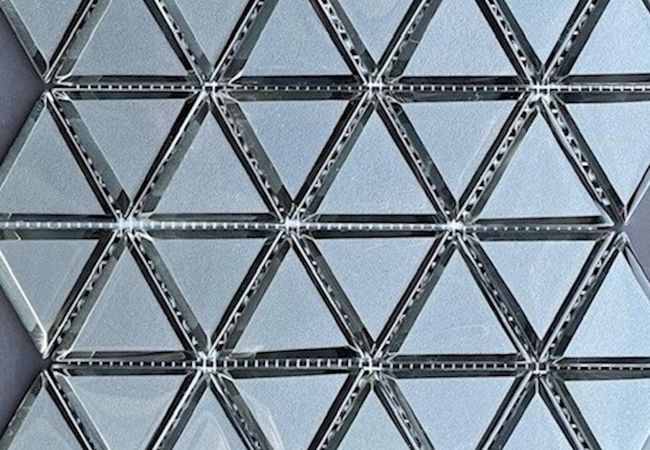 Neshada Tile Diamante Grigio Glass Mosaic DGMT1254