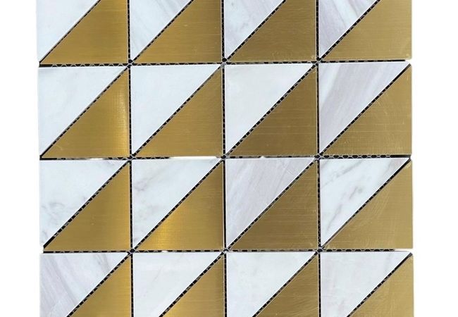 Neshada Tile Mora Gold Mosaic DGMT1264