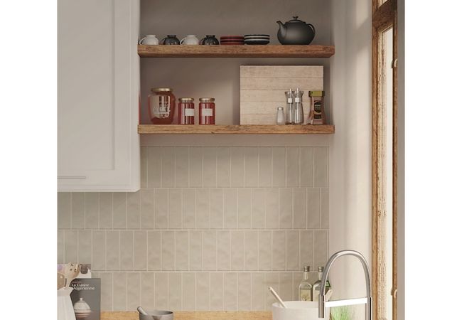 Neshada Tile Borgo Soft Grey Matte 2.5" x 8" Porcelain