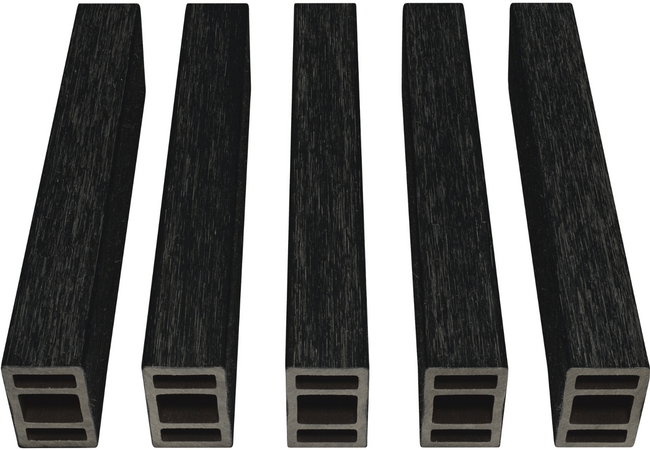 NewTechWood UH17 Screen and Partition Beams Narrow Hawaiian Charcoal