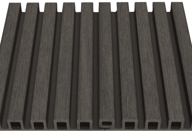 NewTechWood UH61 Norwegian Siding Silver Gray