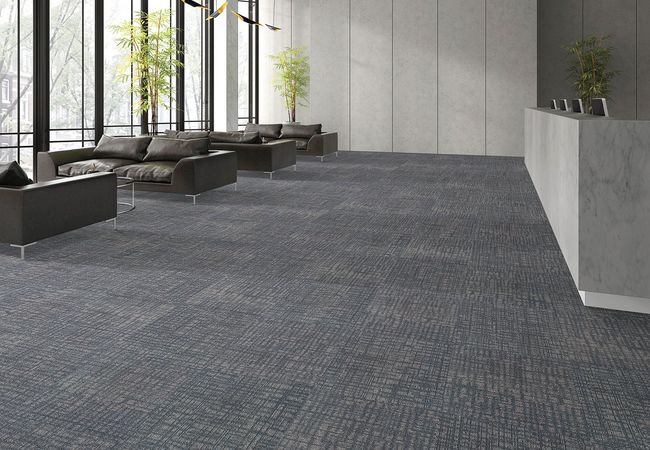 Next Floor Invincible Carpet Tiles Steel Blue
