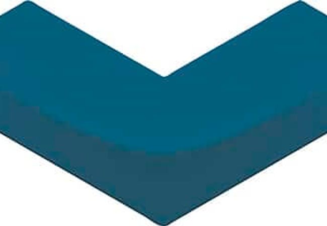 Olympia Arc Matte & Gloss Wall Tiles Colors: Carbon Black, Claret Red, Dove Cream, Marine Blue Size: 12" X 5" view 5