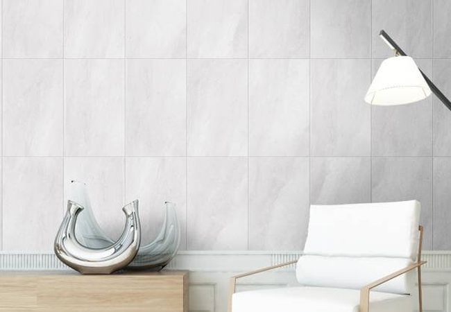 Olympia Costa Gloss Ceramic Wall Tiles Colors: White, Grey, Ivory, Taupe Size: 10 X 16