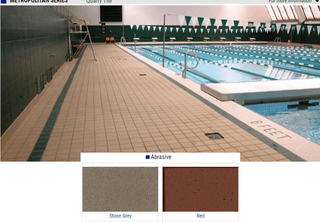 Olympia Metropolitan Quarry Tile Abrasive Finish Color: Stone Grey, Red Size: 8x8 6x6