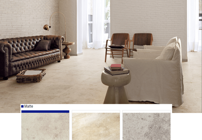 Olympia Ever & Stone Matte Porcelain Tiles Color: Everbeige, Everdore, Evergrau Size: 12x24
