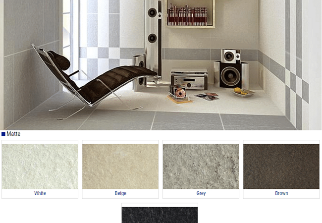 Olympia Evolution Matte Porcelain Tile Color: White, Beige, Grey, Brown, Black Size: 12x12 6x24 4x24