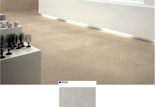 Olympia Lab 21 Matte Porcelain Tiles Color: Fog Size 12x24