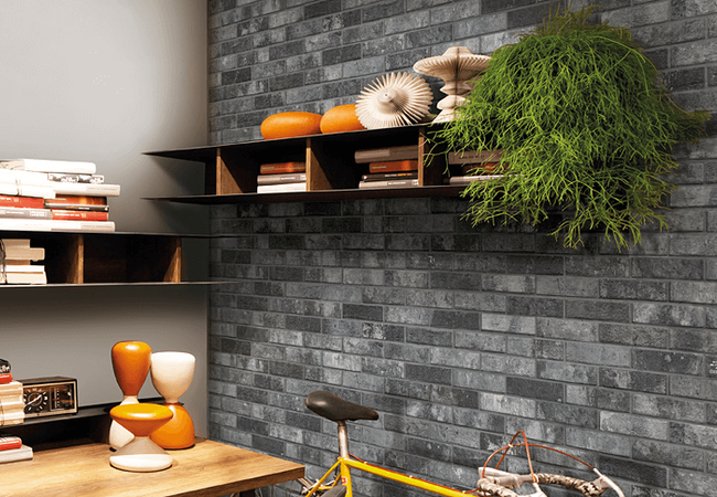 Olympia London Brick Matte Glazed Porcelain Tiles Colors: White, Fog, Beige, Brown, Sunset Rust, Grey, Charcoal, Black Size: 2.3x10