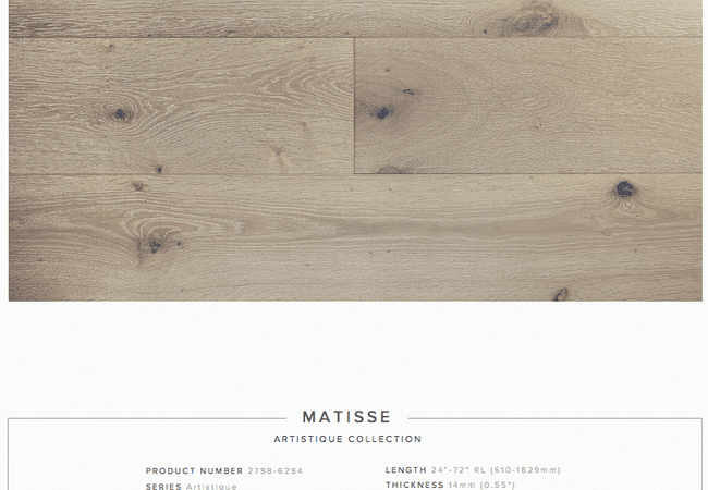 Pravada Artistique European Oak Engineered Matisse
